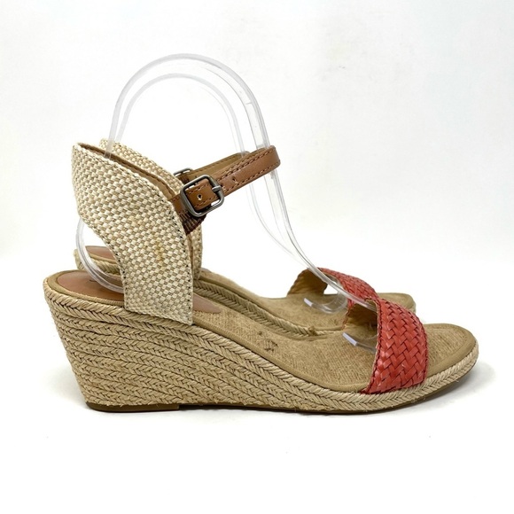Lucky Brand Kavelli Straw Espadrilles Tan W 9.5 - Picture 1 of 9